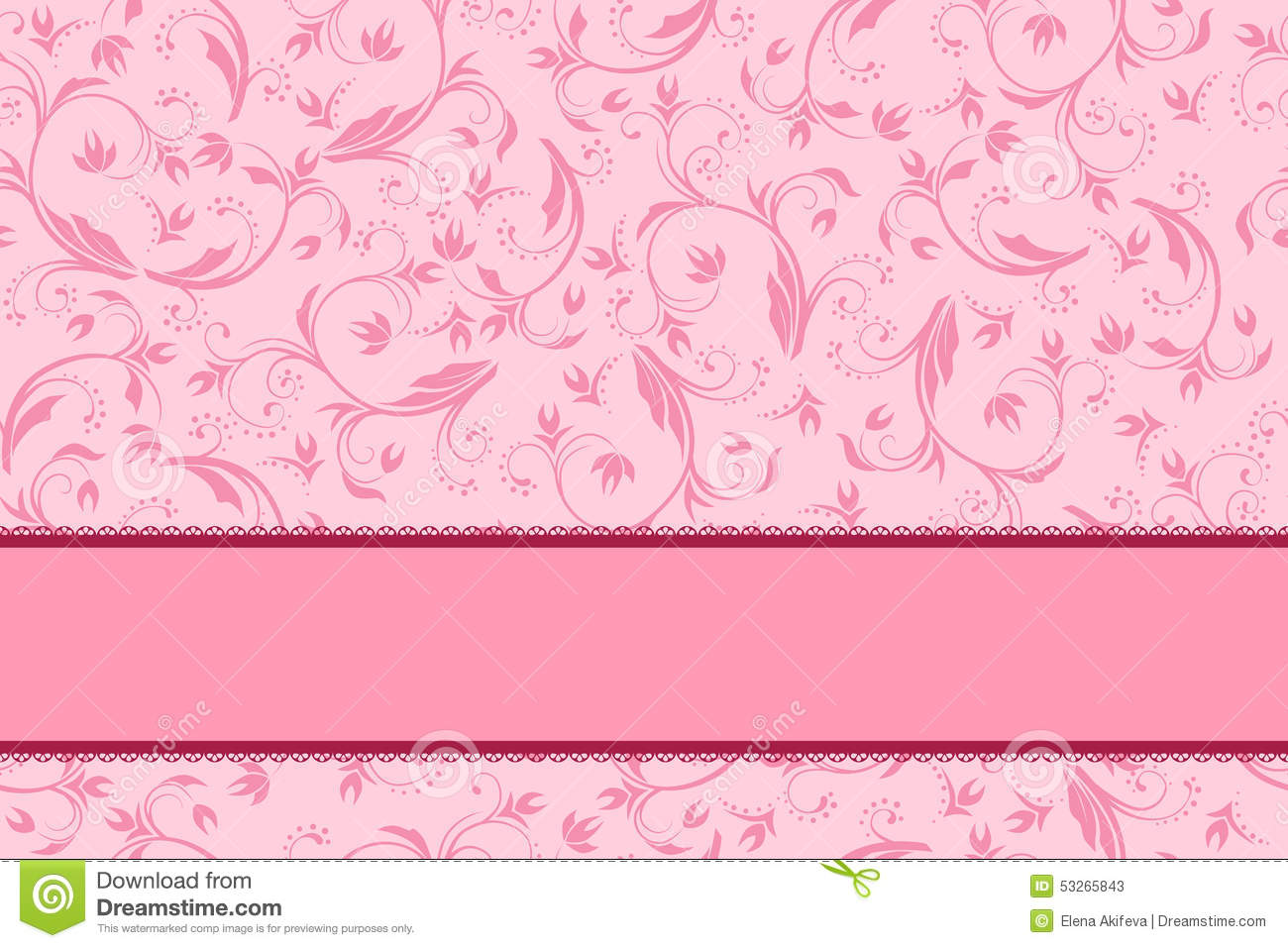 Detail Background Pink Floral Nomer 14