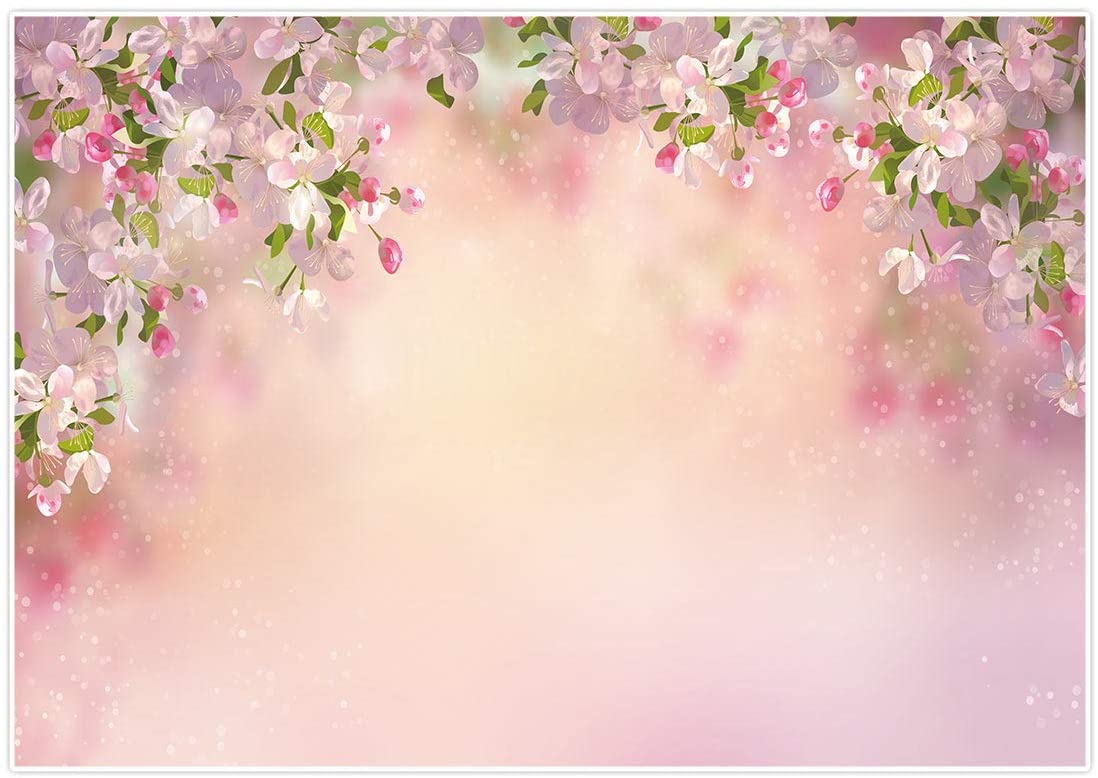 Detail Background Pink Floral Nomer 34
