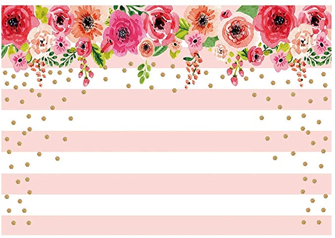 Detail Background Pink Floral Nomer 37