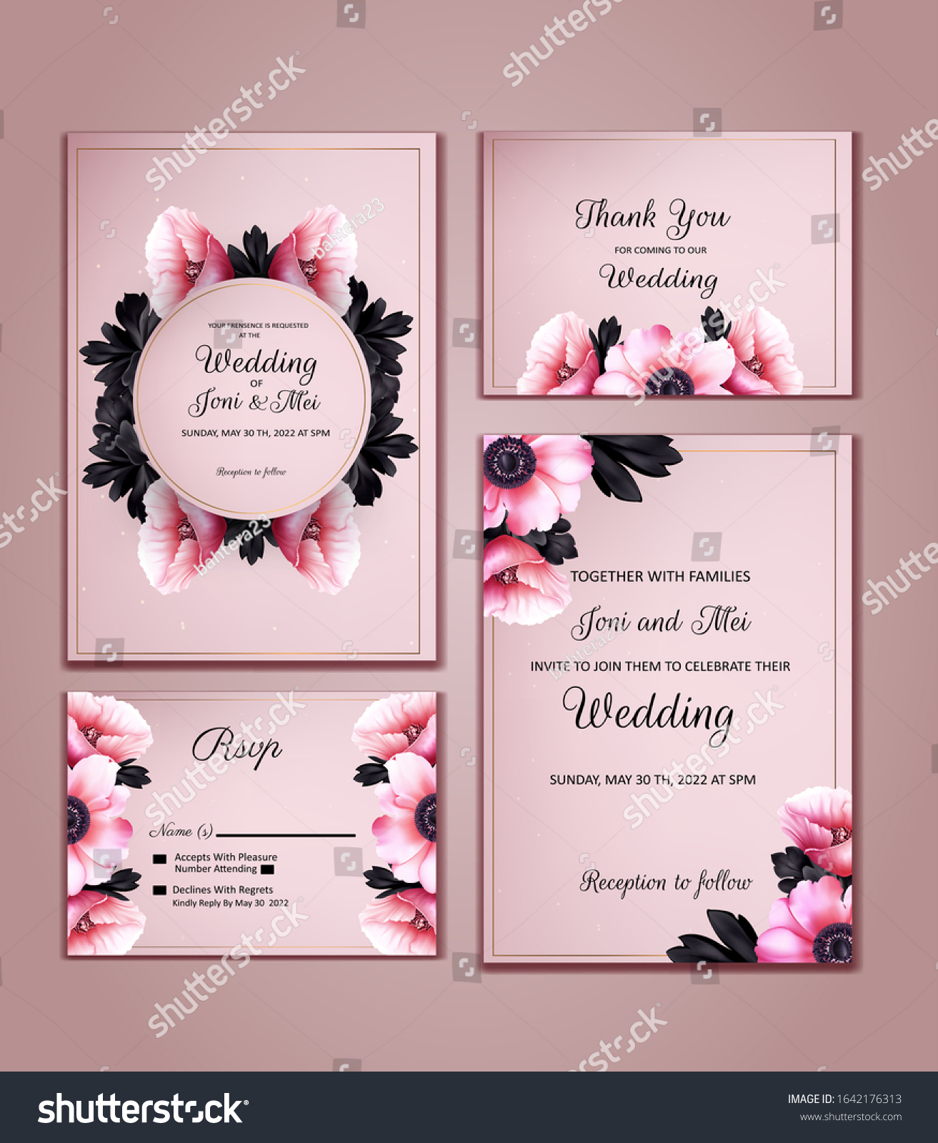 Detail Background Pink Wedding Nomer 50