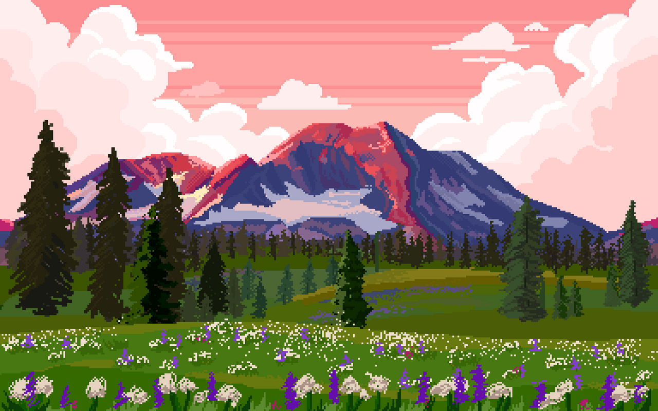 Detail Background Pixel Art Nomer 4