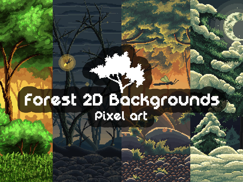 Detail Background Pixel Art Nomer 35