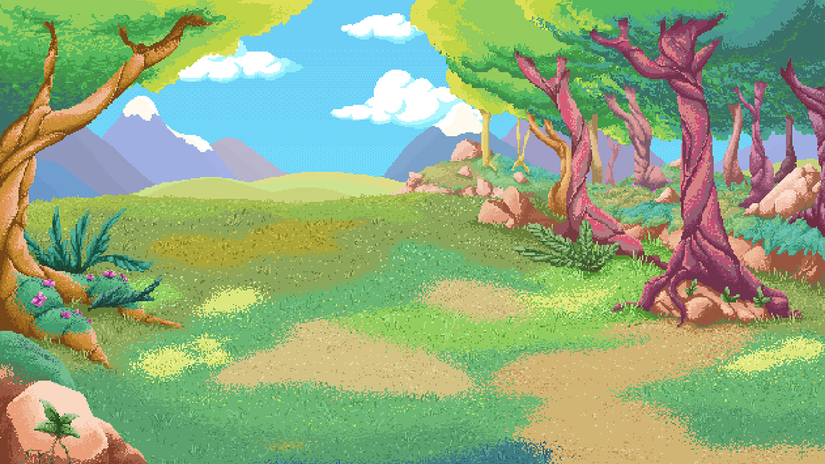 Detail Background Pixel Art Nomer 37