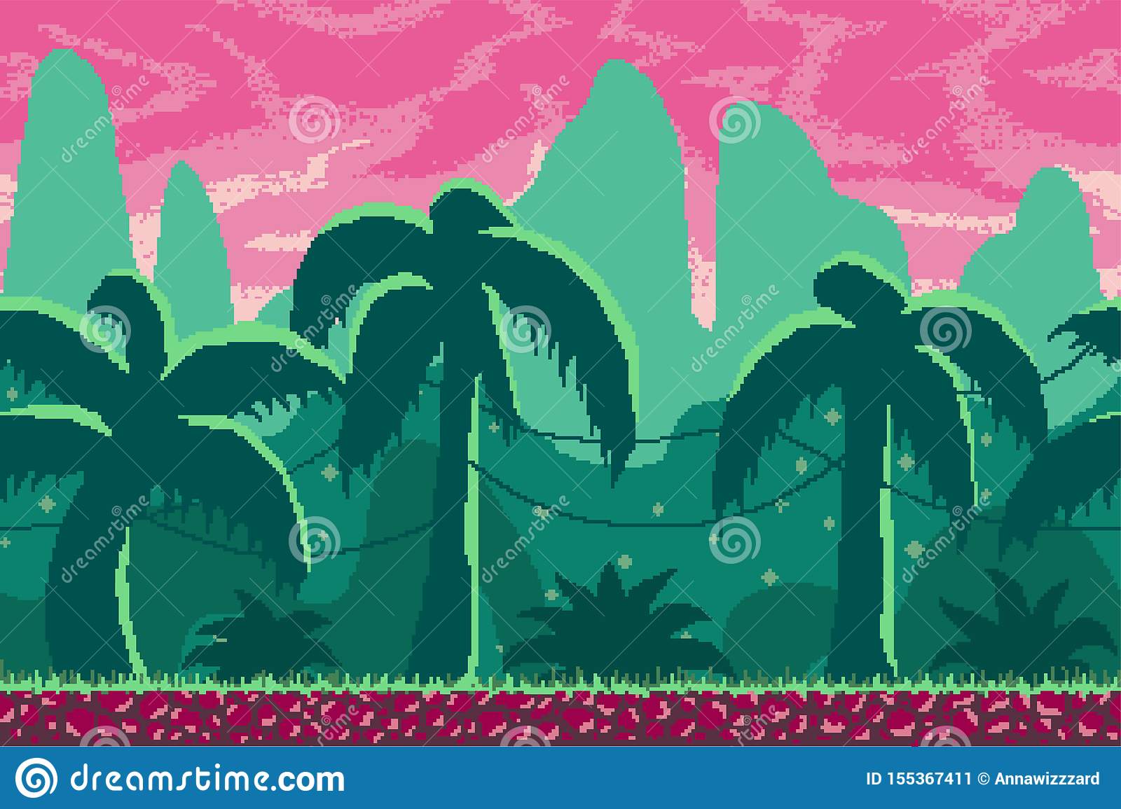 Detail Background Pixel Art Nomer 47