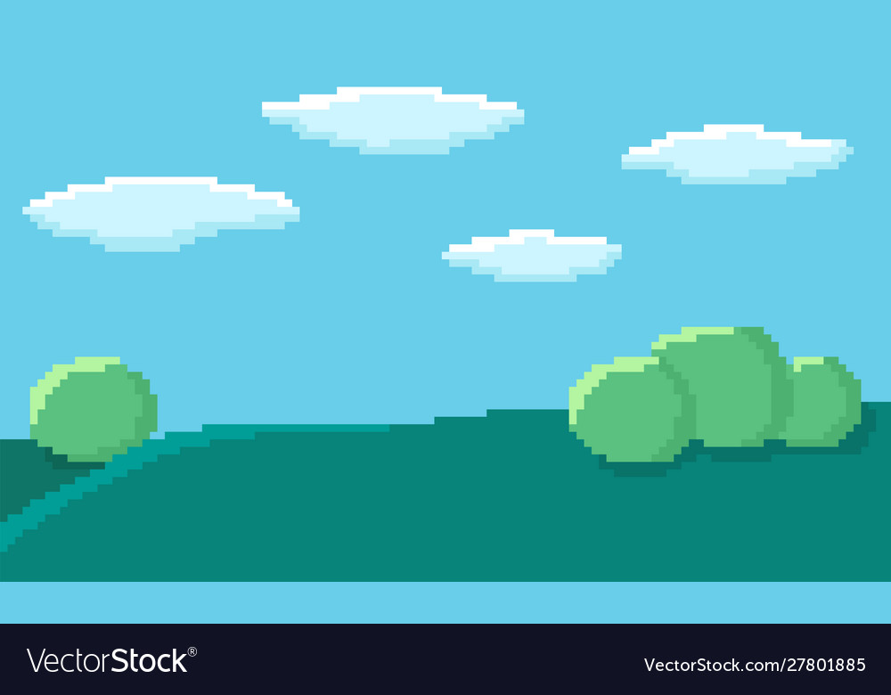 Detail Background Pixel Art Nomer 7