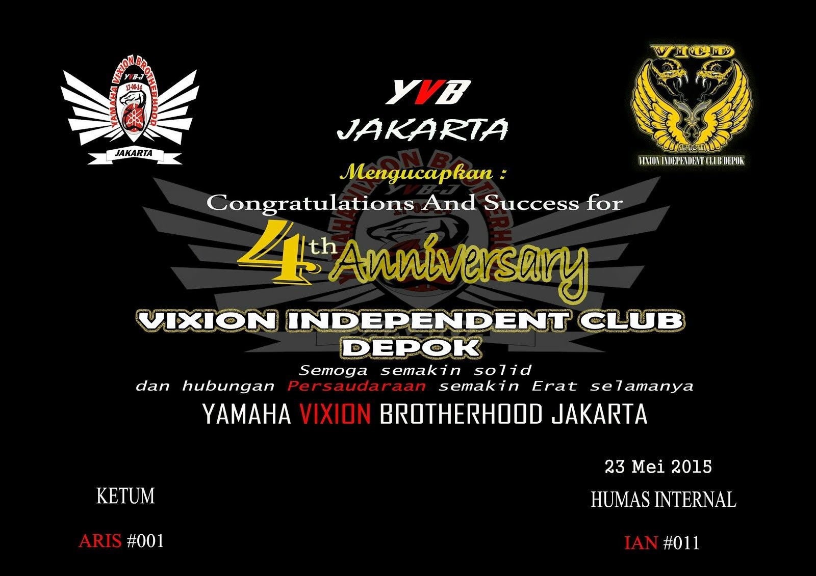 Detail Background Plakat Anniversary Club Motor Nomer 8