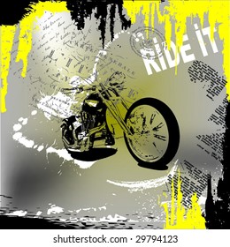 Detail Background Plakat Bikers Nomer 10