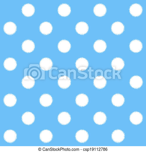 Detail Background Polkadot Blue Nomer 25