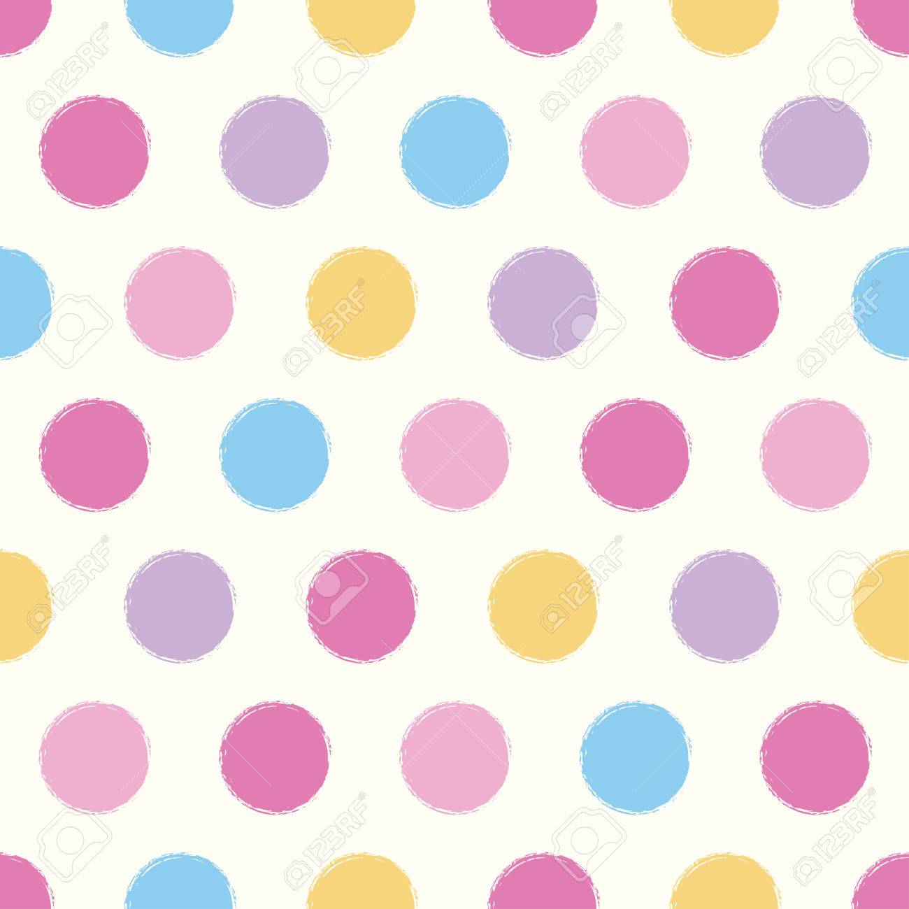 Detail Background Polkadot Pastel Nomer 54