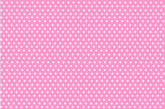 Detail Background Polkadot Pink Putih Nomer 29