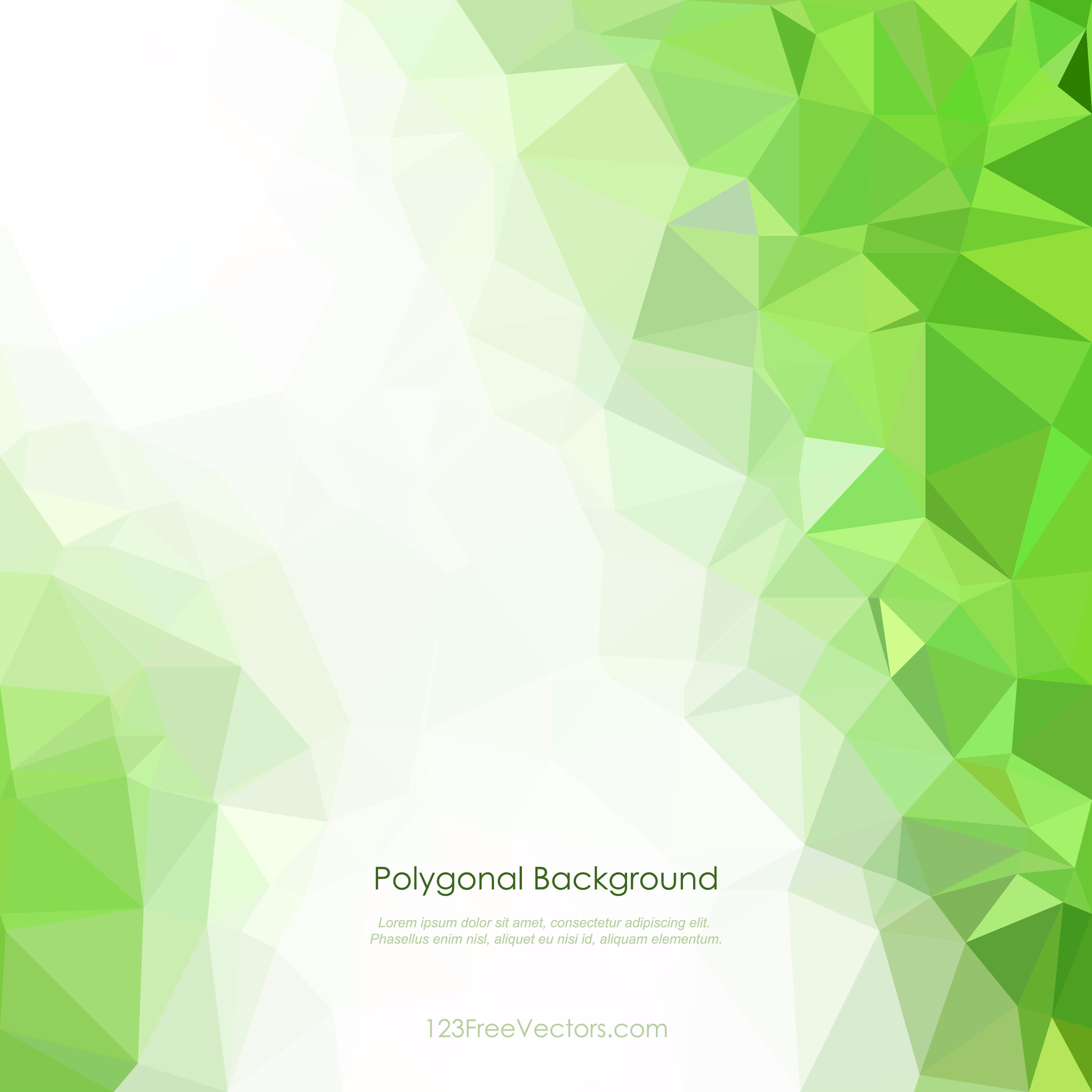 Detail Background Polygon Hijau Nomer 15