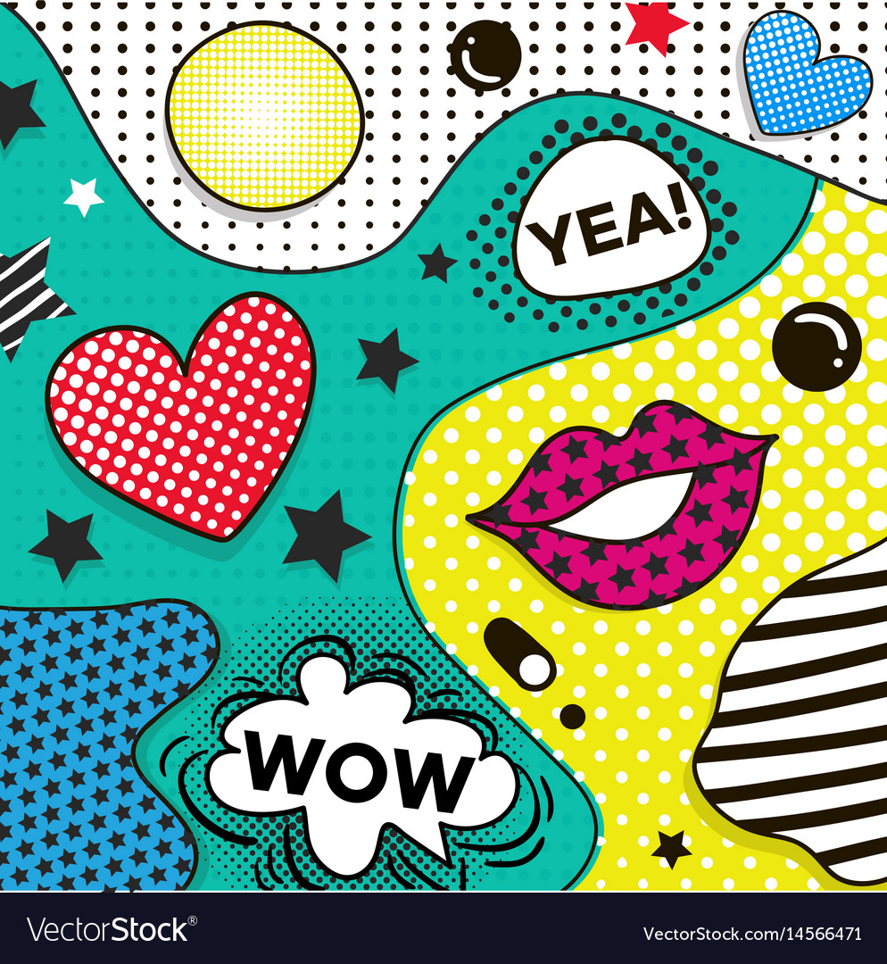 Detail Background Pop Art Nomer 29