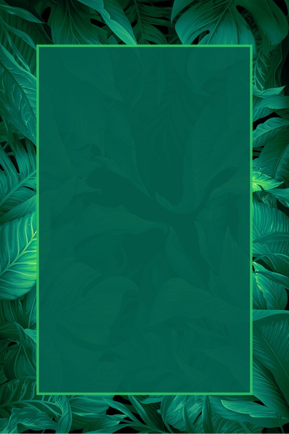 Detail Background Poster Green Nomer 2