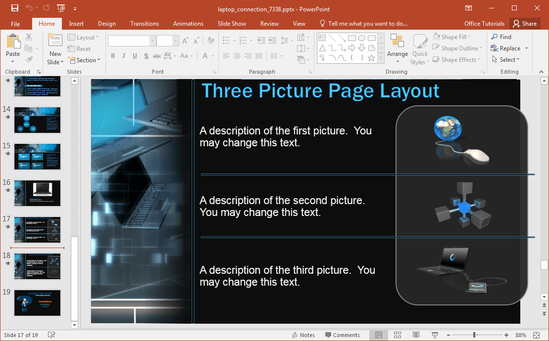 Detail Background Power Point Jaringan Komputer Nomer 38