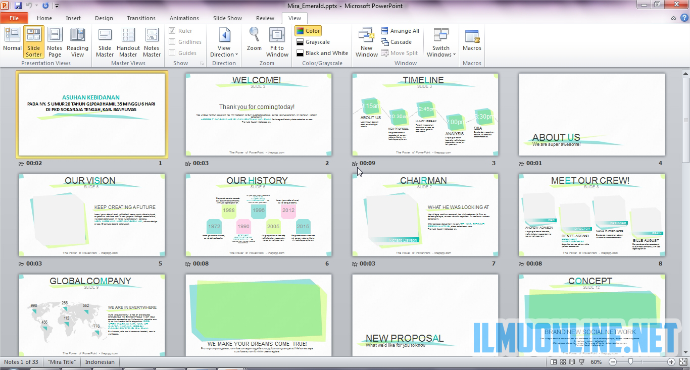Detail Background Power Point Yang Simple Nomer 38