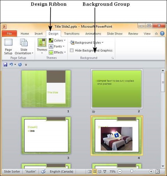 Detail Background Powerpoint 2010 Nomer 2