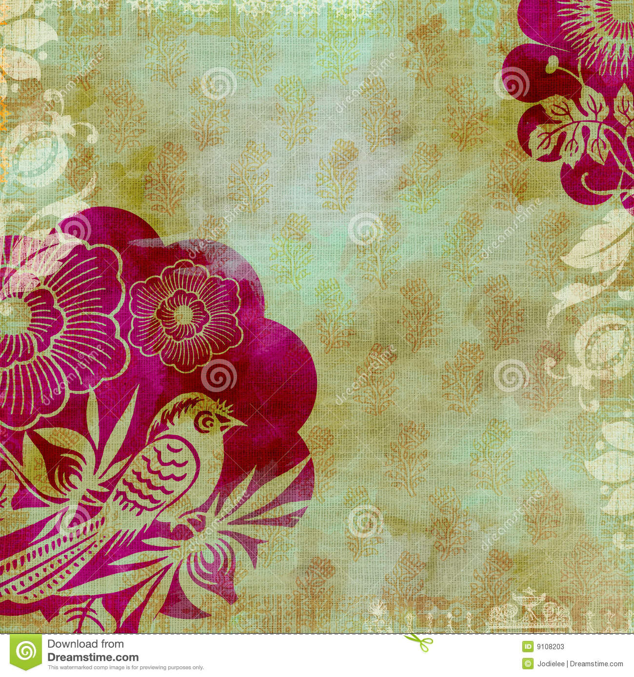 Detail Background Powerpoint Batik Nomer 40