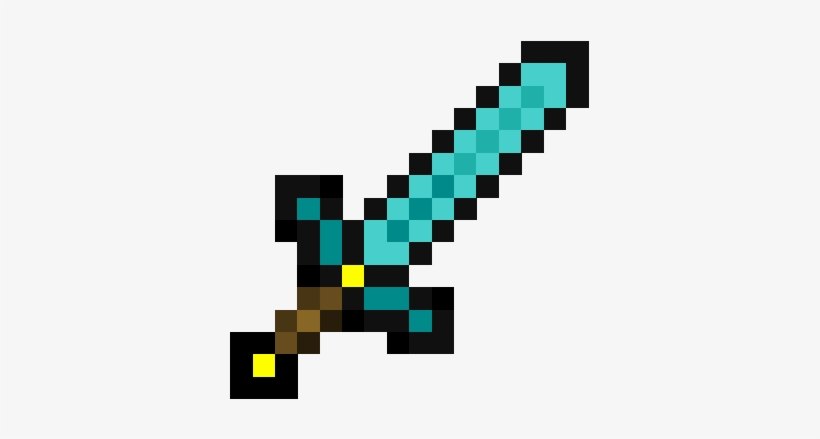 Detail Minecraft Diamond Sword Png Nomer 10