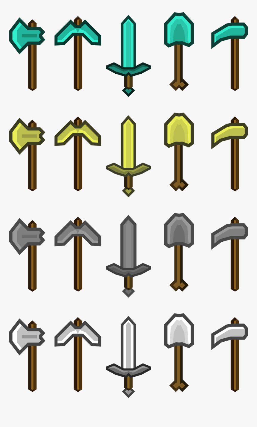 Detail Minecraft Diamond Sword Png Nomer 25