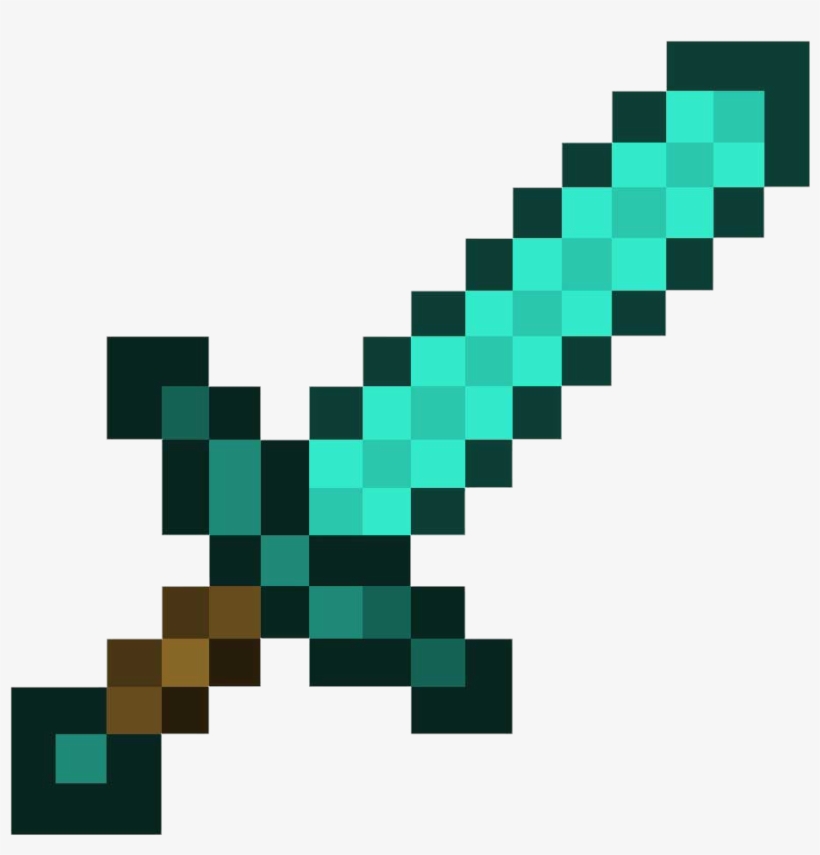 Detail Minecraft Diamond Sword Png Nomer 3