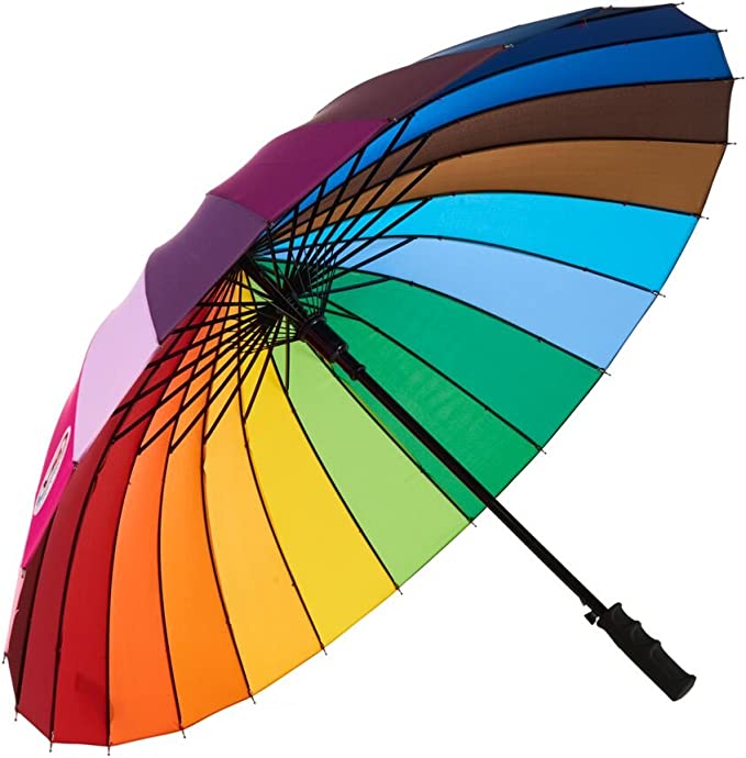 Detail Rainbow Colour Umbrella Nomer 23