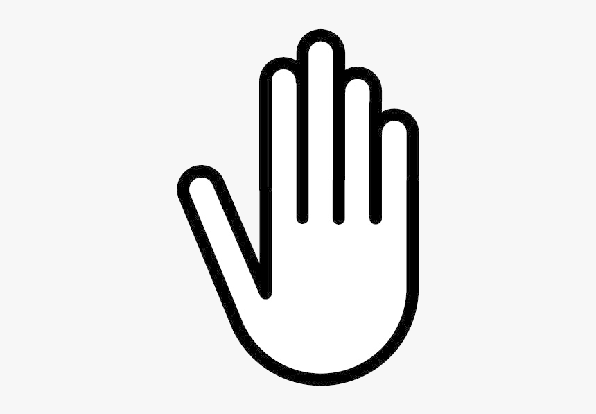 Stop Hand Transparent - KibrisPDR