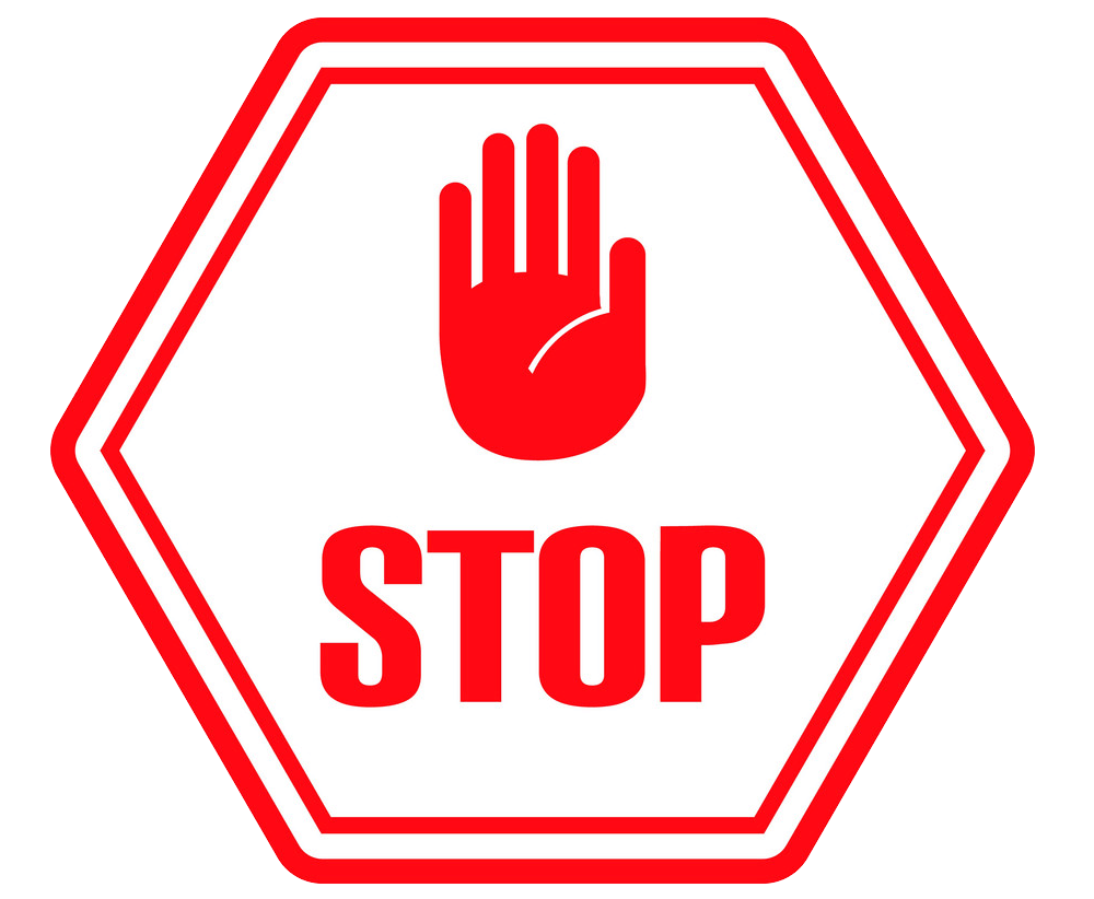 Detail Stop Hand Transparent Nomer 10