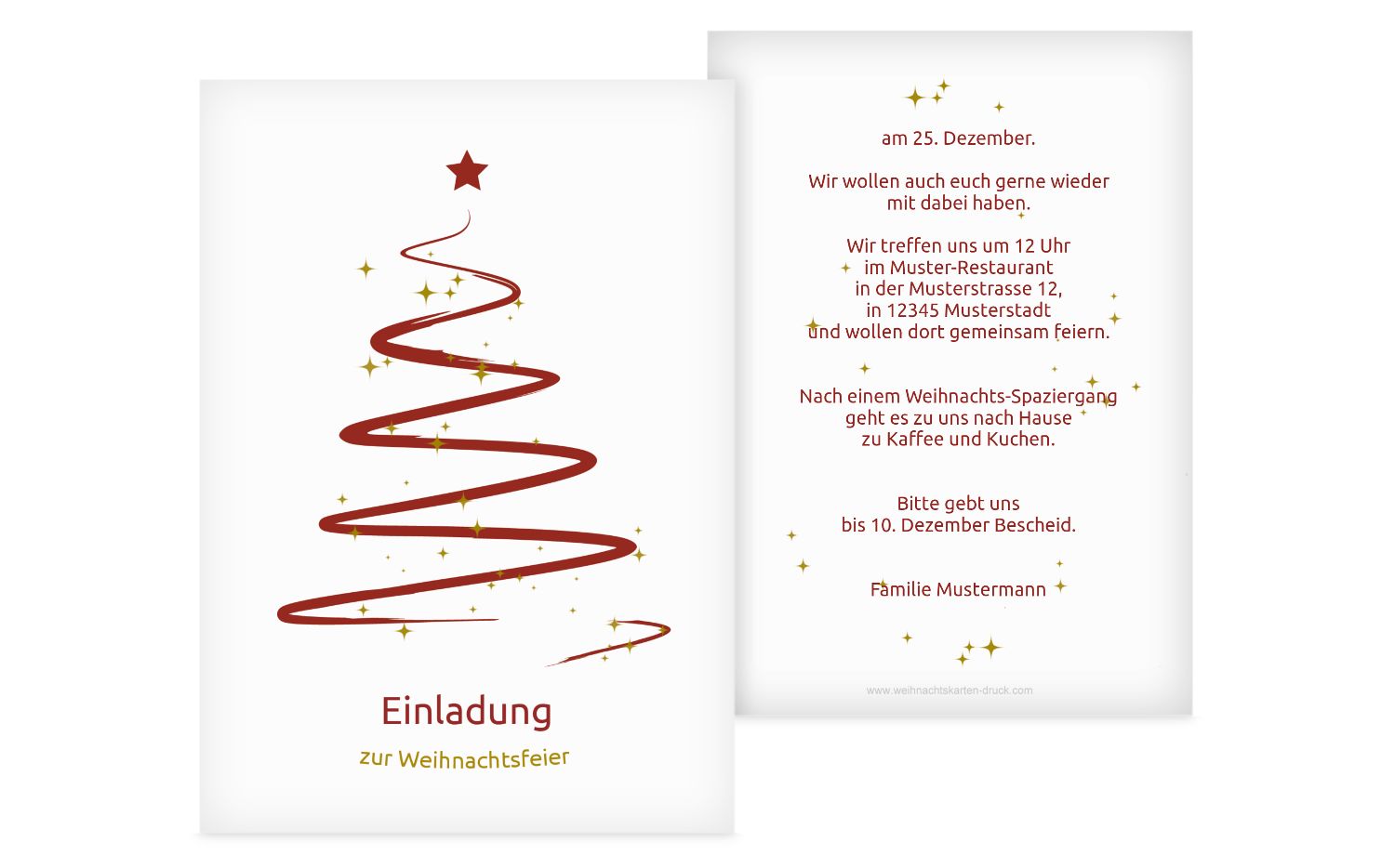 Detail Text Einladung Weihnachtsfeier Nomer 7