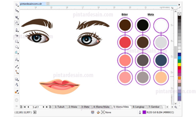 Detail Download Palet Warna Kulit Coreldraw Nomer 35