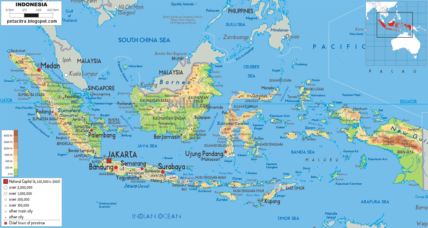 Download Peta Indonesia Resolusi Tinggi - KibrisPDR