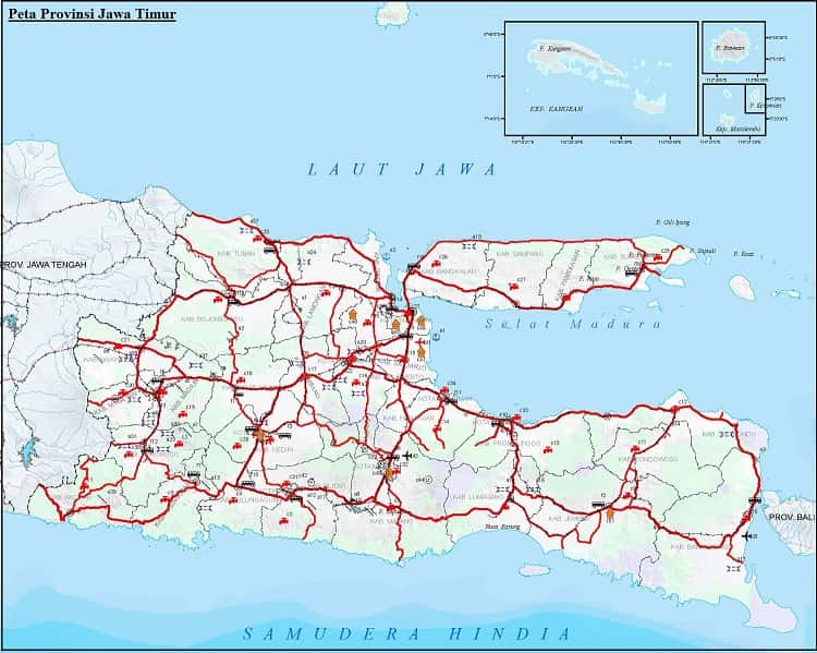 Detail Download Peta Jawa Timur Nomer 19
