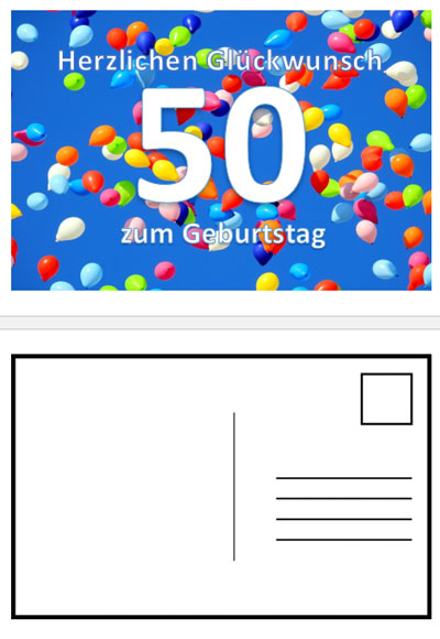 Detail Karte Zum 50 Geburtstag Nomer 21