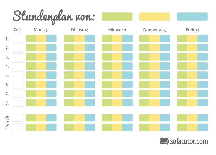 Detail Stundenplan Organisieren Nomer 4