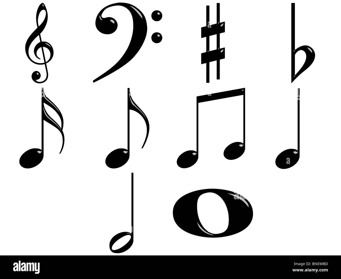 Detail Colorful Music Notes Black Background Nomer 13