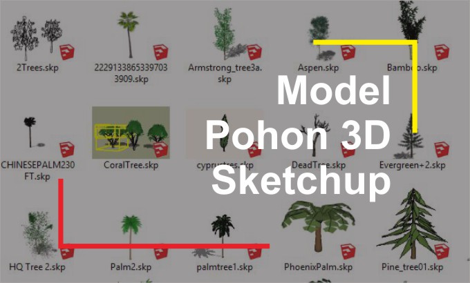 Detail Download Pohon 3d Autocad Nomer 21