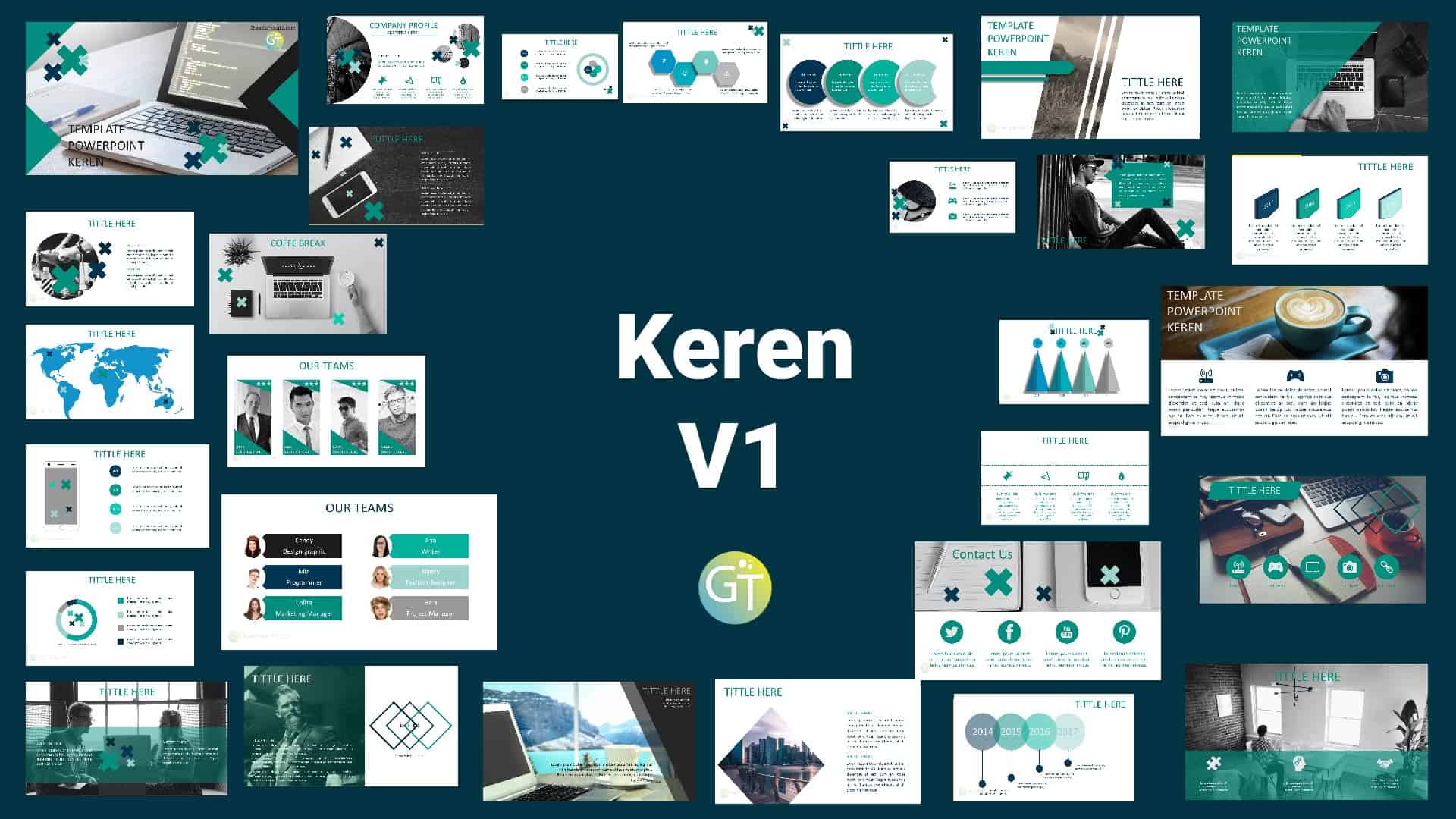 Detail Download Powerpoint Template Keren Nomer 13