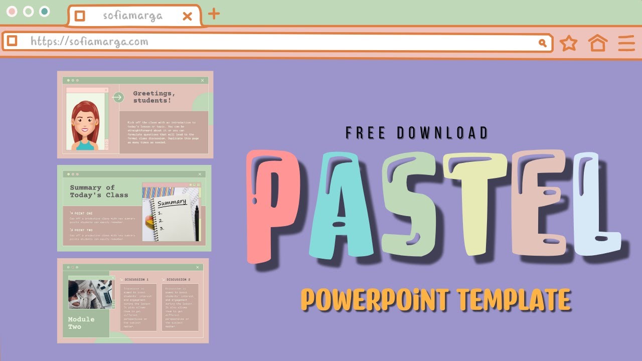 Detail Download Ppt Aesthetic Pastel Gratis Nomer 17