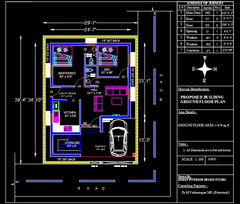 Detail Download Rumah 3 Lantai Dwg Nomer 35