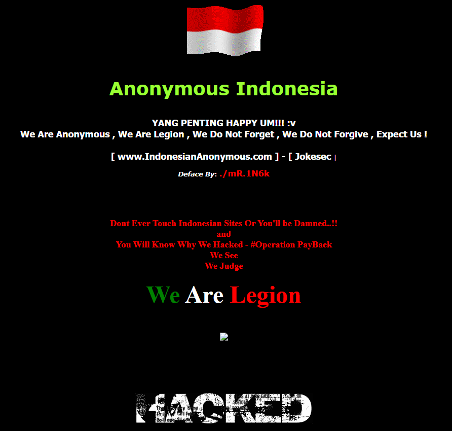 Download Script Deface Anonymous - KibrisPDR