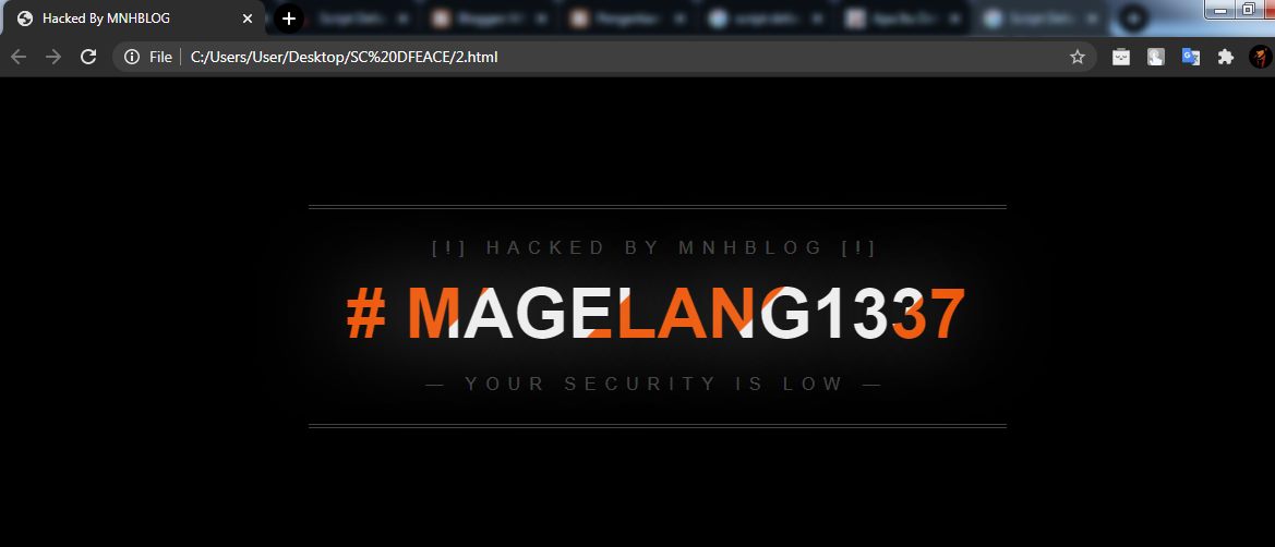 Detail Download Script Deface Anonymous Nomer 20
