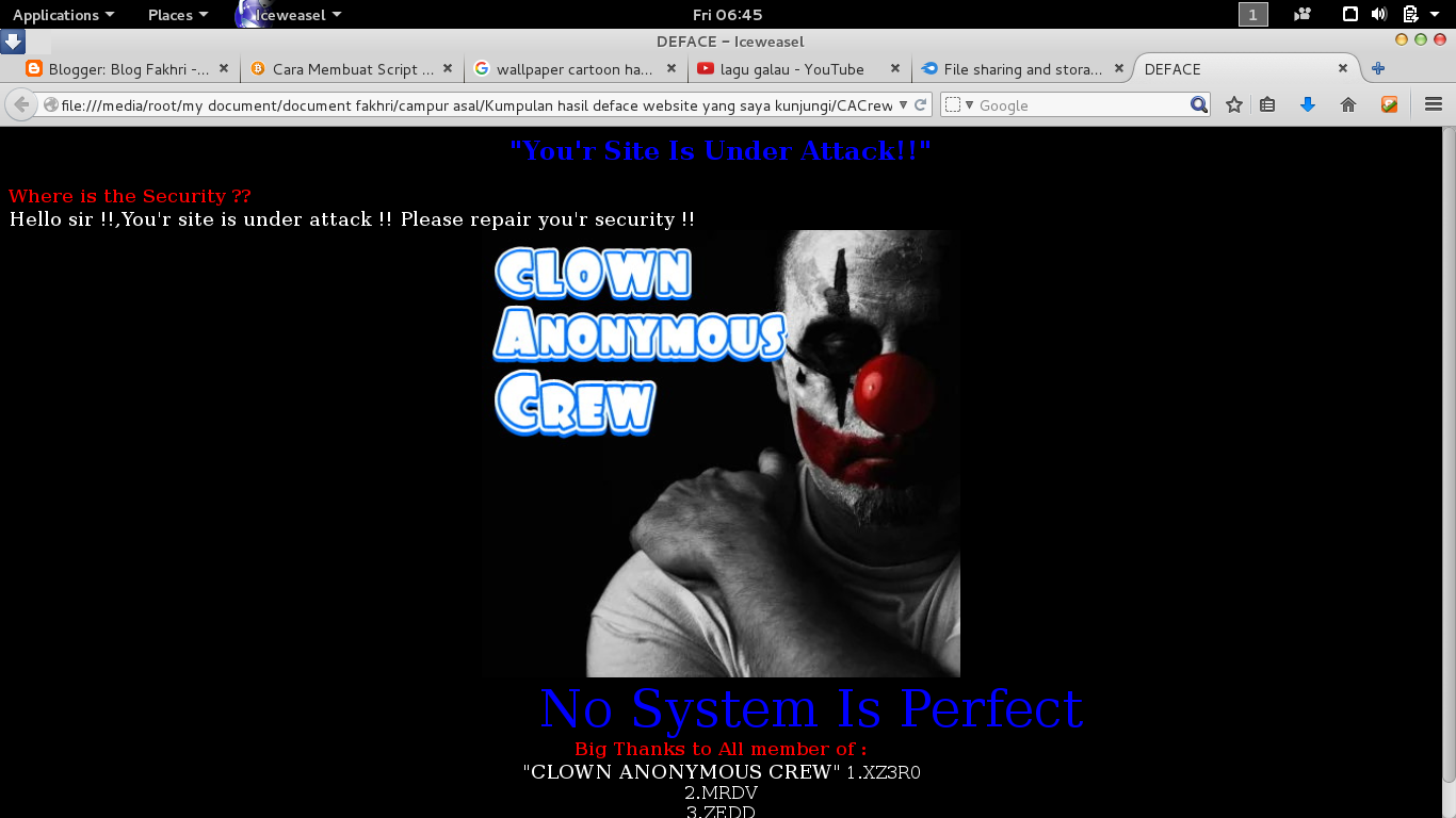 Detail Download Script Deface Anonymous Nomer 24