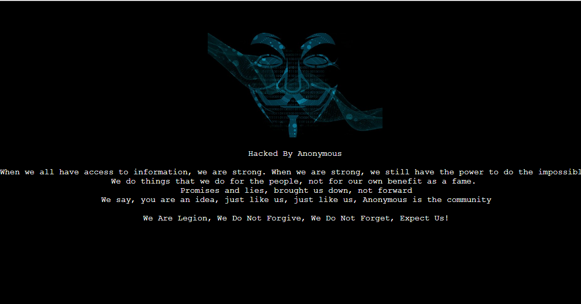 Detail Download Script Deface Anonymous Nomer 9