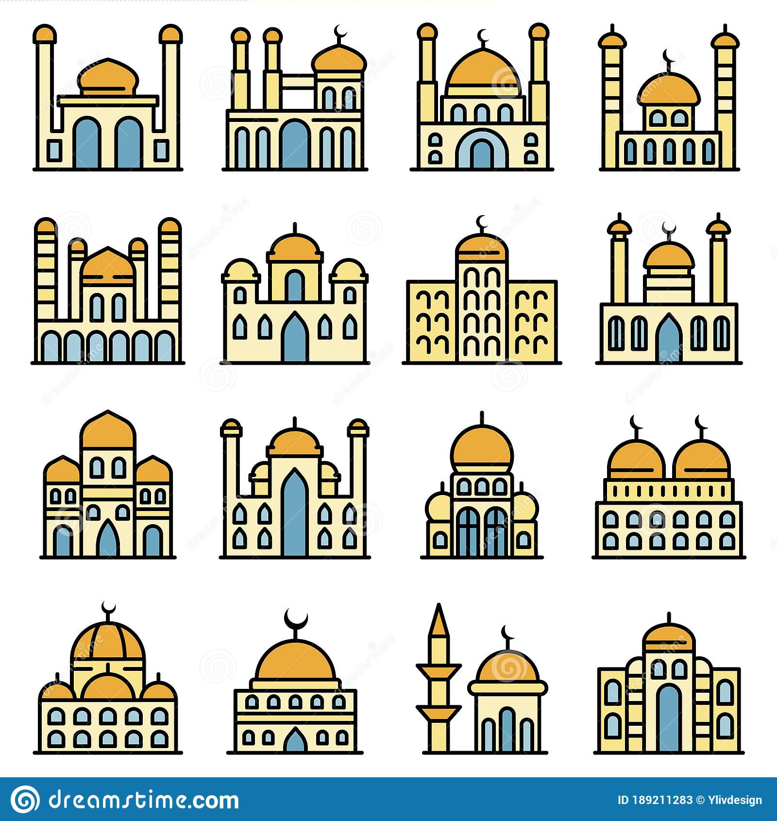 Detail Download Shape Photoshop 30 Islamic Mosque Nomer 22