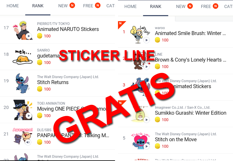 Download Sticker Line Berbayar Gratis - KibrisPDR