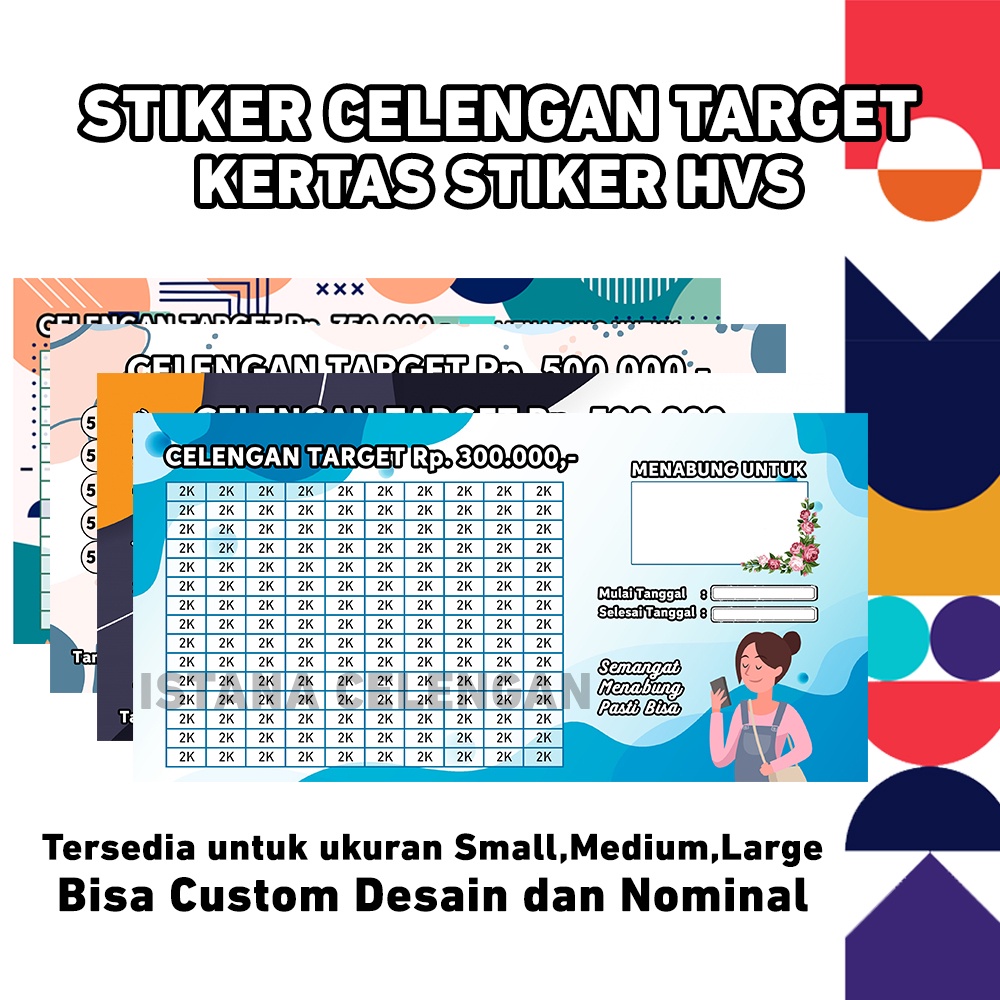 Detail Download Stiker Celengan Target Nomer 30