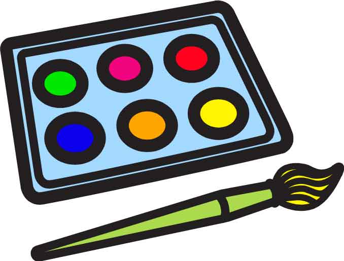 Detail Malen Basteln Clipart Koleksi Nomer 6