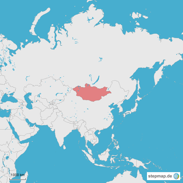 Mongolei Weltkarte - KibrisPDR