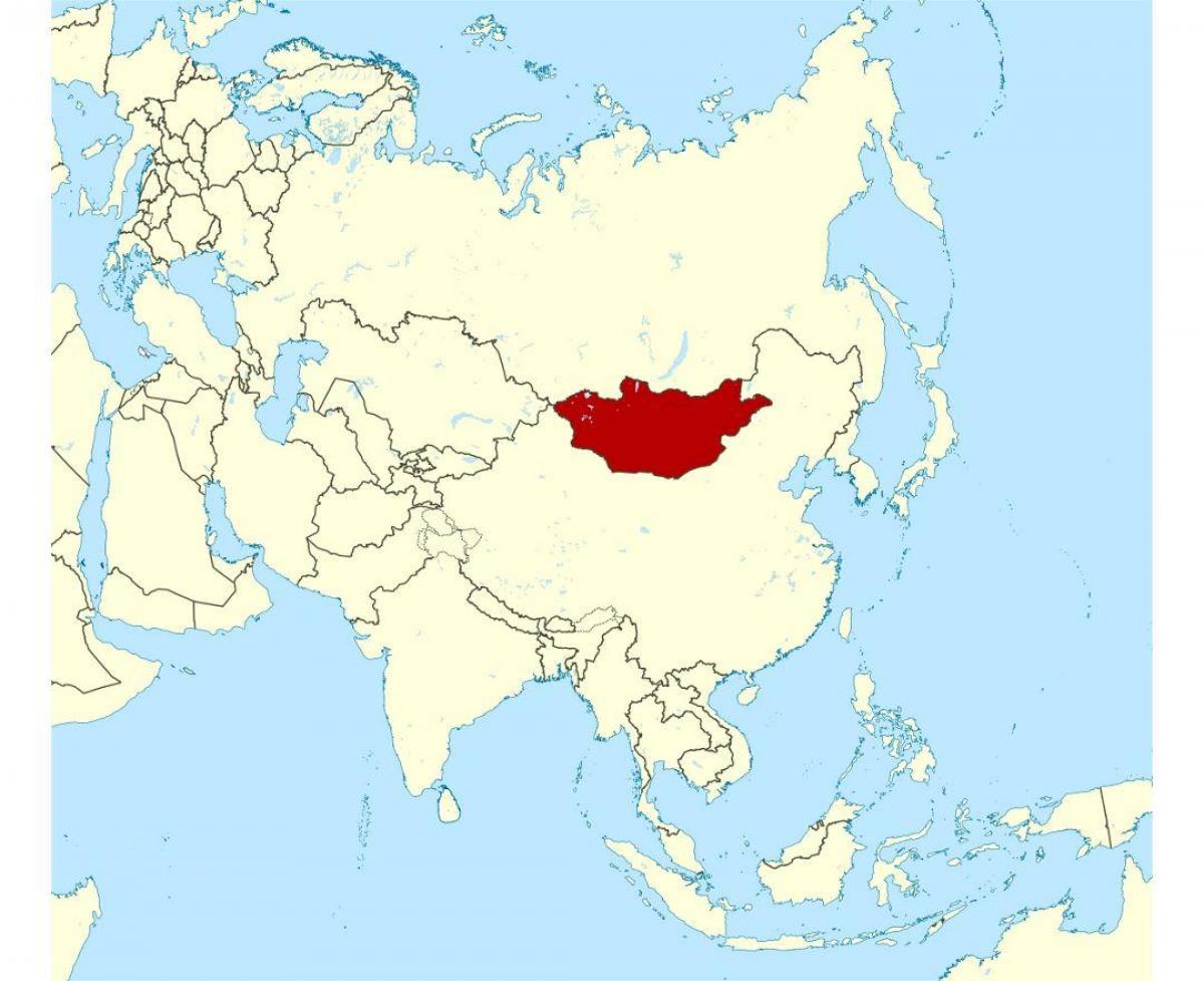 Detail Mongolei Weltkarte Nomer 2