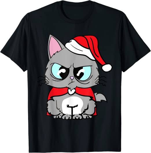 T Shirt Katze Weihnachten - KibrisPDR