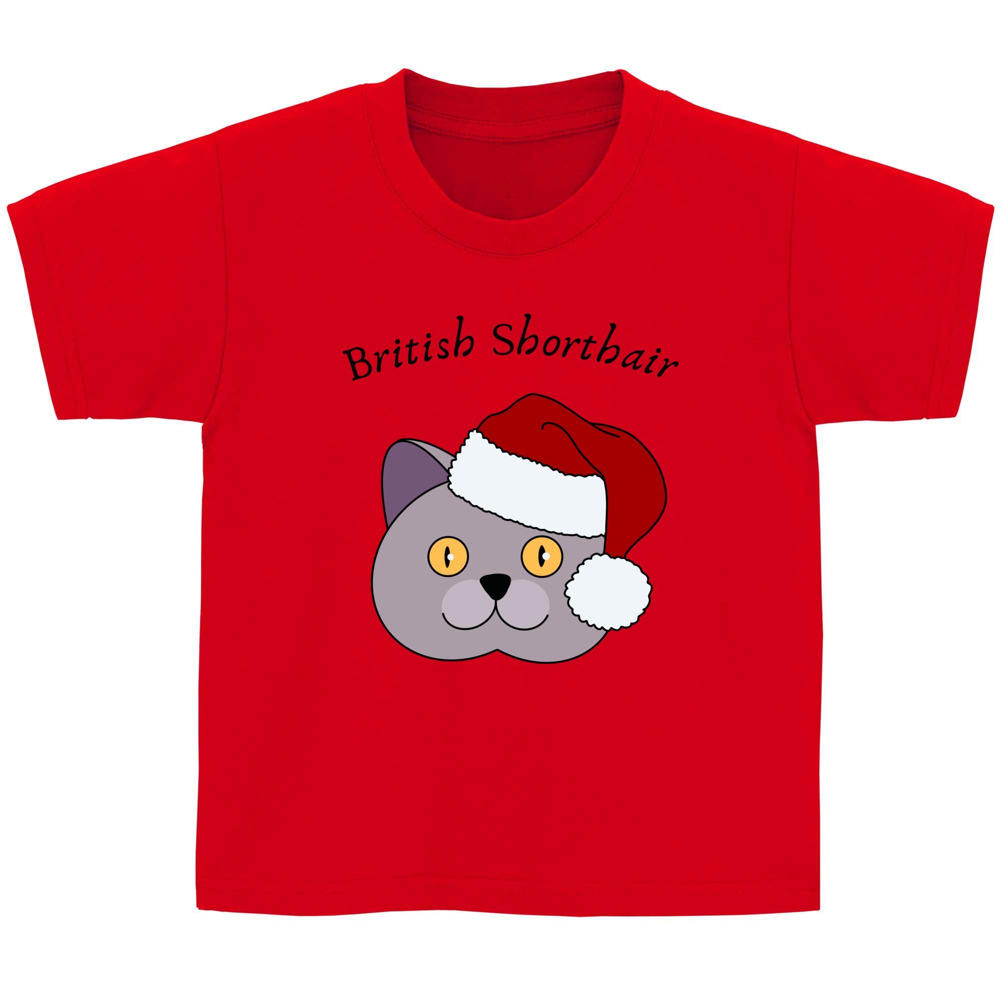 Detail T Shirt Katze Weihnachten Nomer 3
